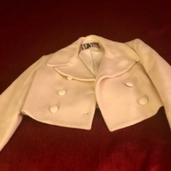 81st and Park Wool Ivory Bolero Jacket - Picture 10 of 10